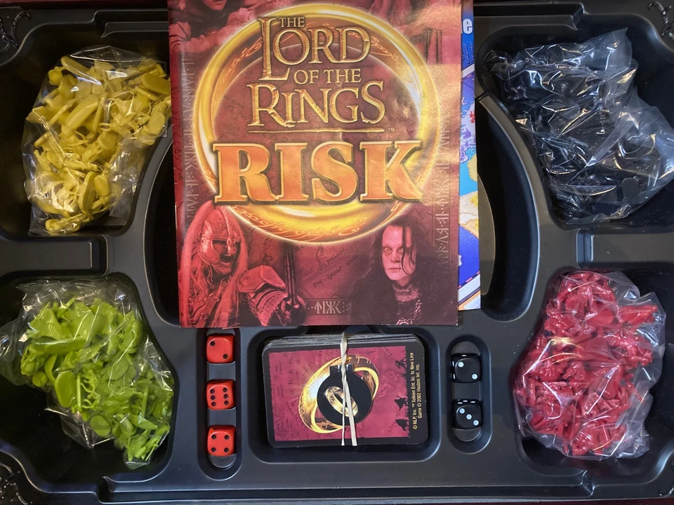 Juego de mesa Lord of the Rings Risk 2002 Parker Foto 2 de 4