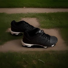 Rip-It Diamond Black Molded Cleats Women's Athletic Shoes Softball US 8