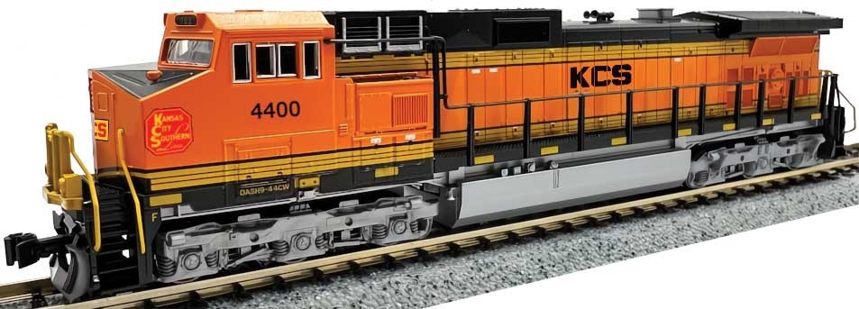 N Gauge - Kato Diesel Ge C44-9W Kansas City Southern With DCC - 176-3519DCC Neu