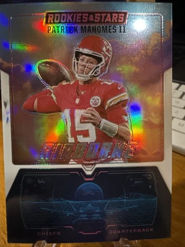 2025 Panini Rookies & Stars - Airborne Patrick Mahomes #1 Silver White 100/149