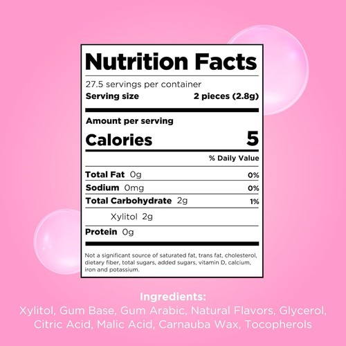 PUR Gum  Aspartame Free Chewing Gum 100% Xylitol Natural Spearmint Flavored Gum - Picture 20 of 106