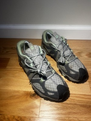 Merrell Grassbow Air Trail J24376 Granite Mint Green Hiking Shoes Women s 9.5