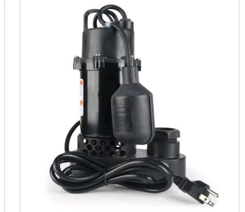 Pompa sommersa Everbilt con interruttore tethered 34 GPM alluminio 1/4 cavalli - Foto 8 di 16