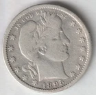 1895-O Barber Quarter in great condition, some scratches. scanned with high res.