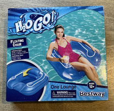 Bestway H2OGO Floating Chair One Lounge Inflatable Pool Float Ages 12