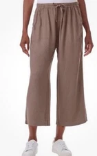 NWT Splendid Ladies' Wide Leg Crop Pants Brown Size Medium