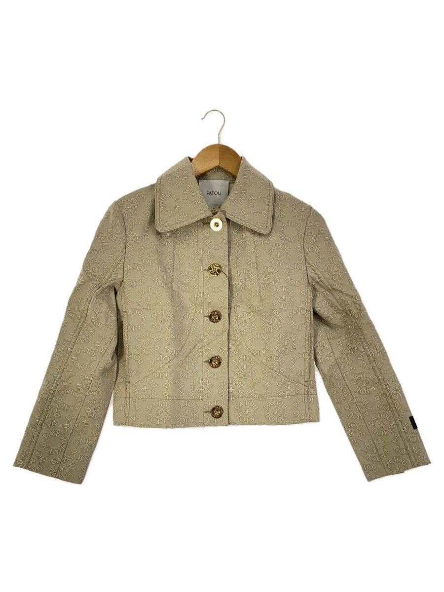 ALTRA PATOU Altro Giacca 38 Cotone Beige Motivo Totale JA02901335100