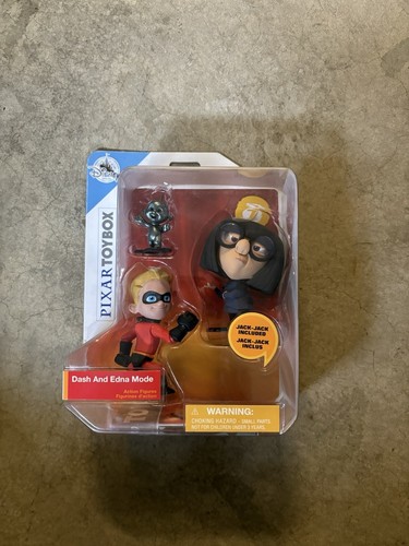 Pixar Disney Toybox The Incredibles Dash, Edna Mode, Jack-Jack New - Picture 2 of 4