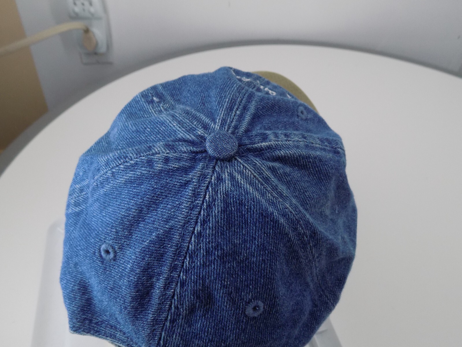 Devaney's Jammin On The River denim strapback hat… - image 4