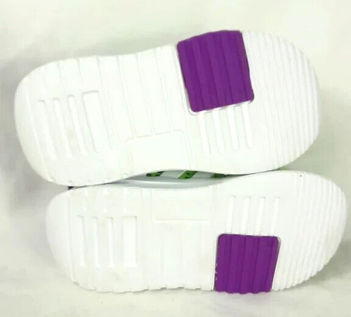 Adidas Kid Racer T21 Marvel Superhero I Toddler Shoes Size 5.5 K Green Purple - Picture 12 of 15