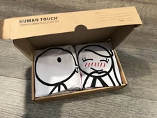 Couple Pillowcase Set 'From My Heart to Yours' King Size White Gift Box Set of 2