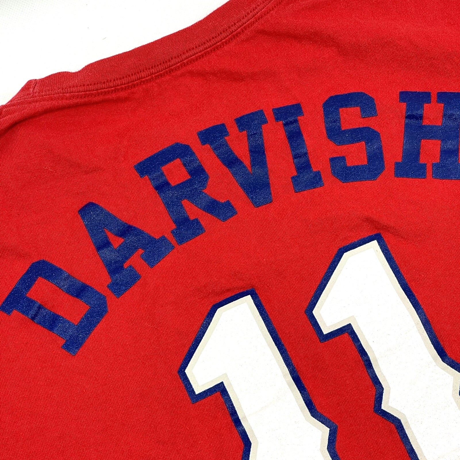 Yu Darvish Texas Rangers Game-Used Red #11 Jersey vs Pittsburgh