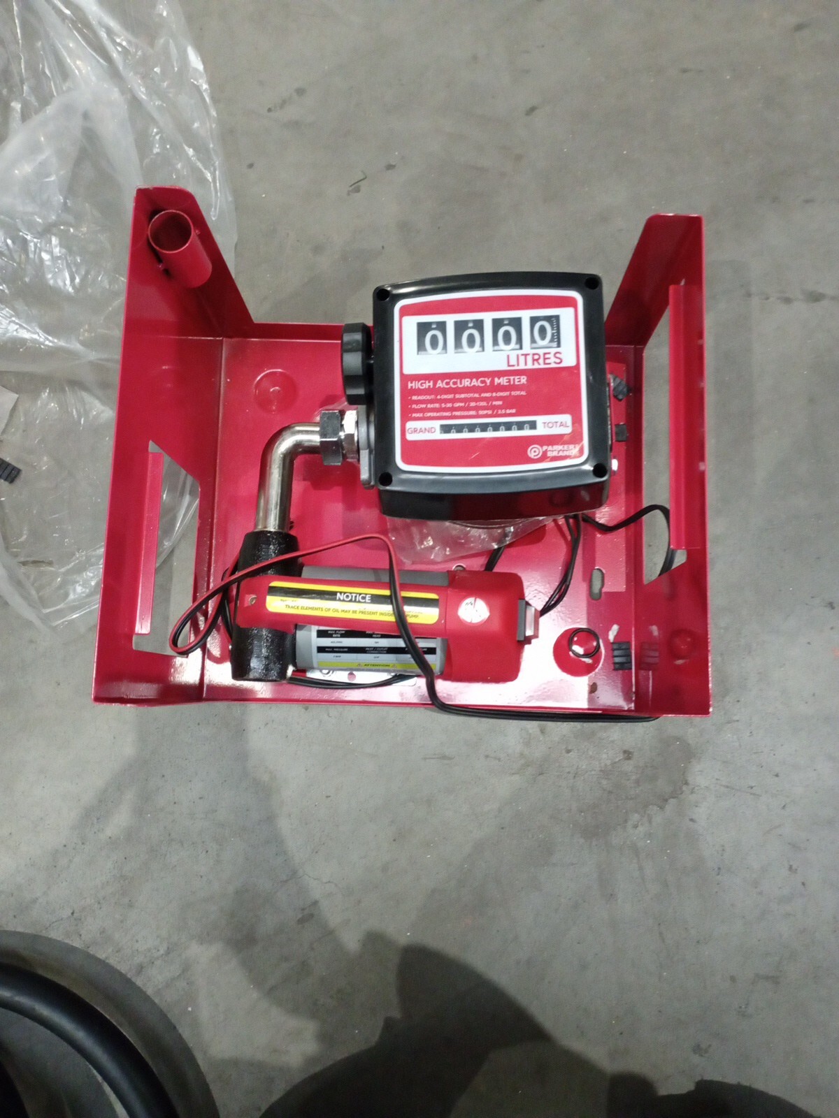 6410DF Parkerbrand Diesel Transfer Fuel Pump Kit For Parts / Parts