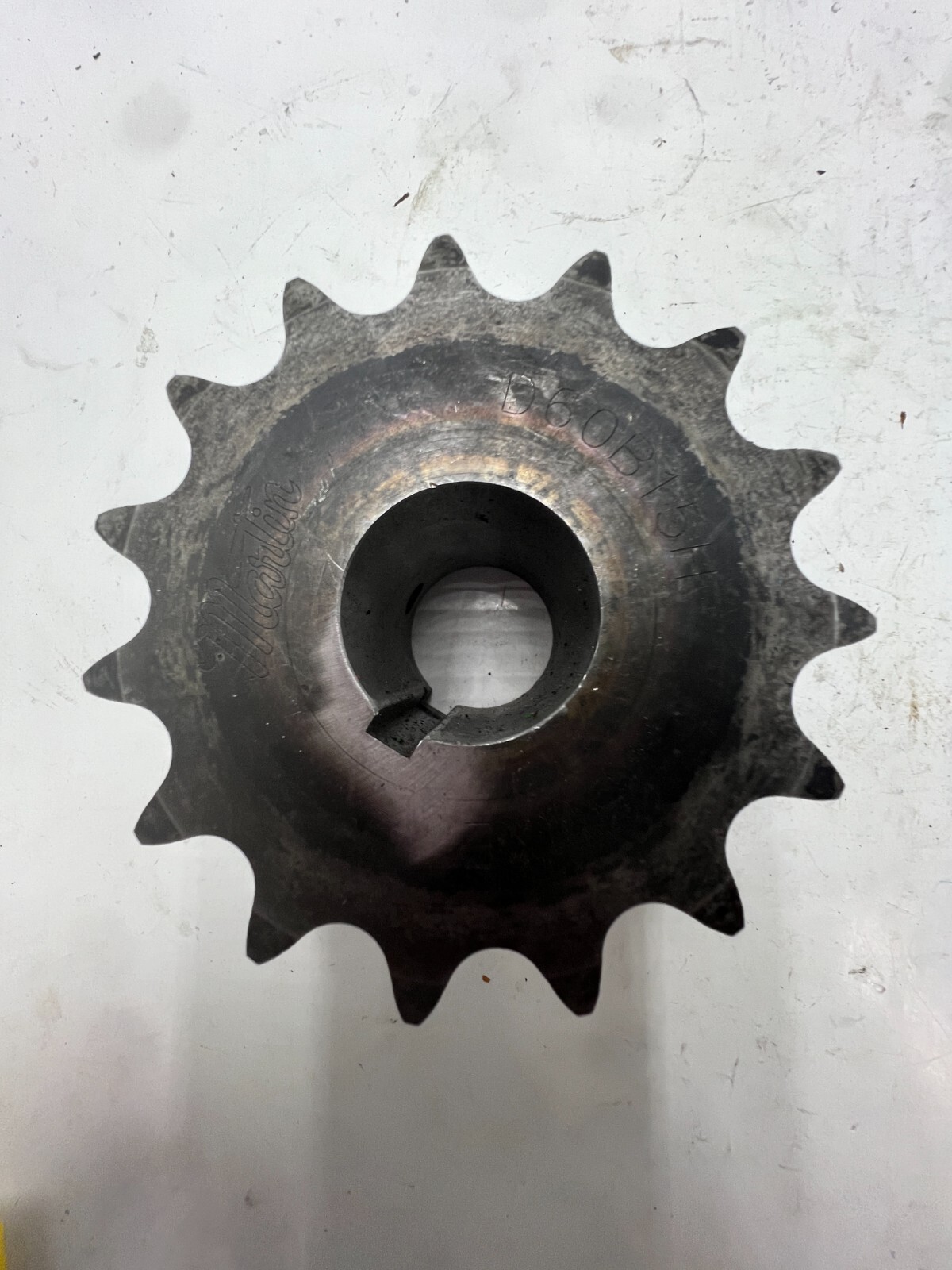 Uxcell #50 Chain Roller Sprocket B Type, 1-1/4" Bore 12 Tooth Single Strand Chain Sprocket