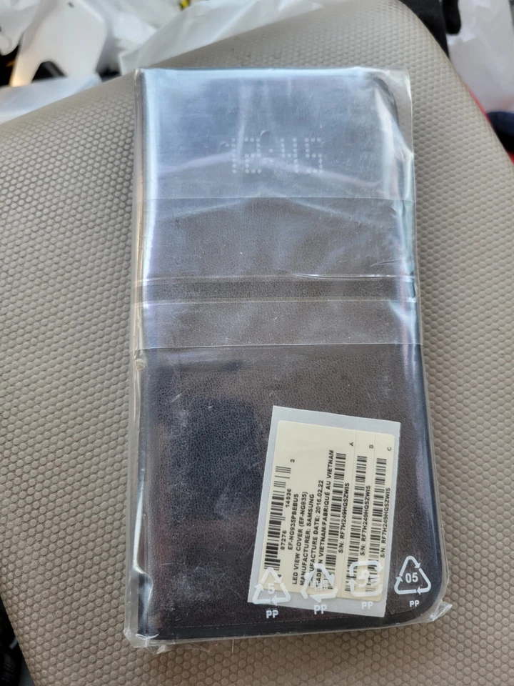 Samsung Galaxy S7 Edge Hülle LED View Flip Cover - Schwarz OEM - Bild 2 von 4