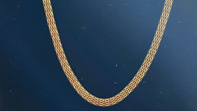 Nordstrom Chain Gold Plated Necklace $32 DISPLAY #256