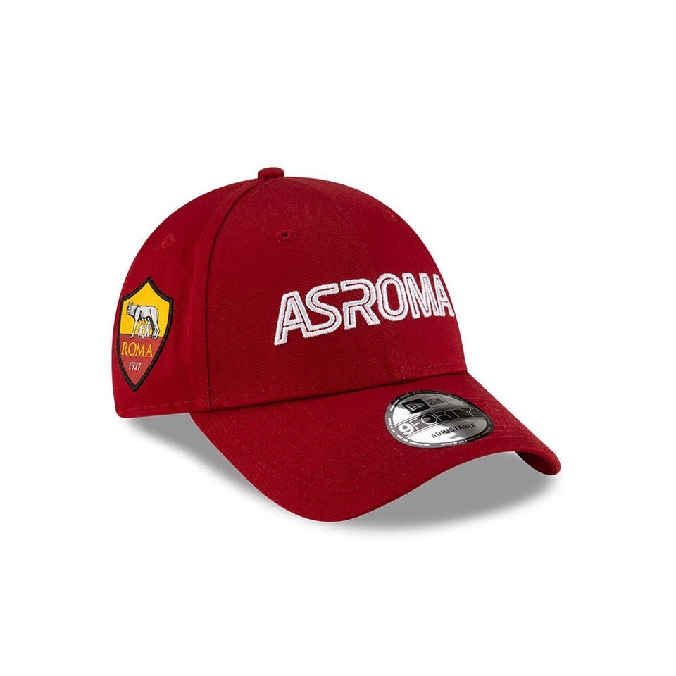New Era 9FORTY Europe Football Team AS Roma Wordmark Red One size