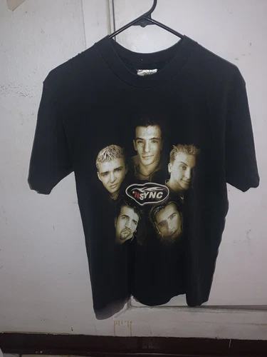 Vintage 1998 NSYNC World Tour Concert Boysband Winterland Do 1990s vintage concert t-shirt, vintage, single stitch, B+ condition