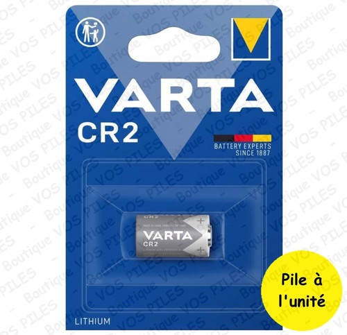 Pile VARTA CR2 CR-2 DLCR2 CR17355 5046LC KCR2 RLCR2 ( Lithium 3V 850 mAh ) - Photo 7/10