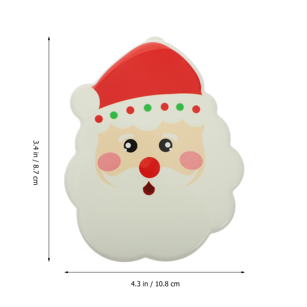 4 Pcs Christmas Food Storage Containers Plastic Cake Leak Proof eBay