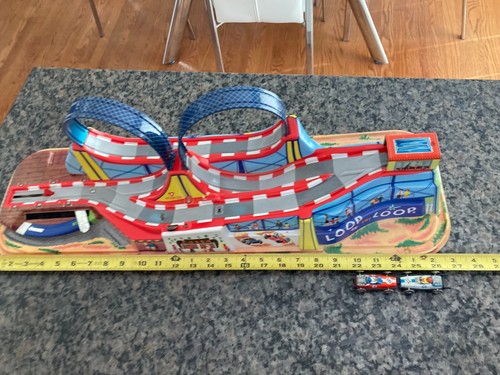 VINTAGE WORKING TECHNOFIX NR. 326 LOOP THE LOOP TABLE TOP TOY IN ORIGINAL BOX.  - Picture 3 of 24