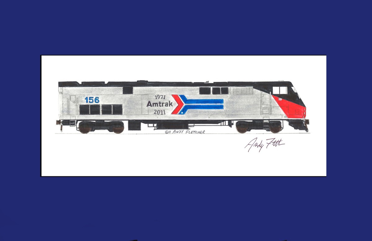 ビンテージAmtrak NYG ↔︎UCA往復切符1991.JAN.26 使用済み Amtrak Heritage P42DC Phase 1 Scheme #156 11