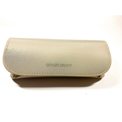 Georgio Armani Brillenetui grau Sonnenbrille Brille Brillenbox Etui Neu
