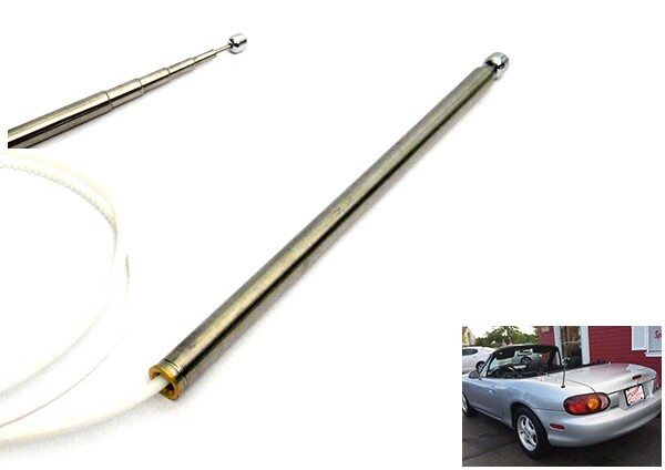 Electric Antenna Aerial For Mazda MX5 1998-05 NB Miata Roadster Mast Radio Cable