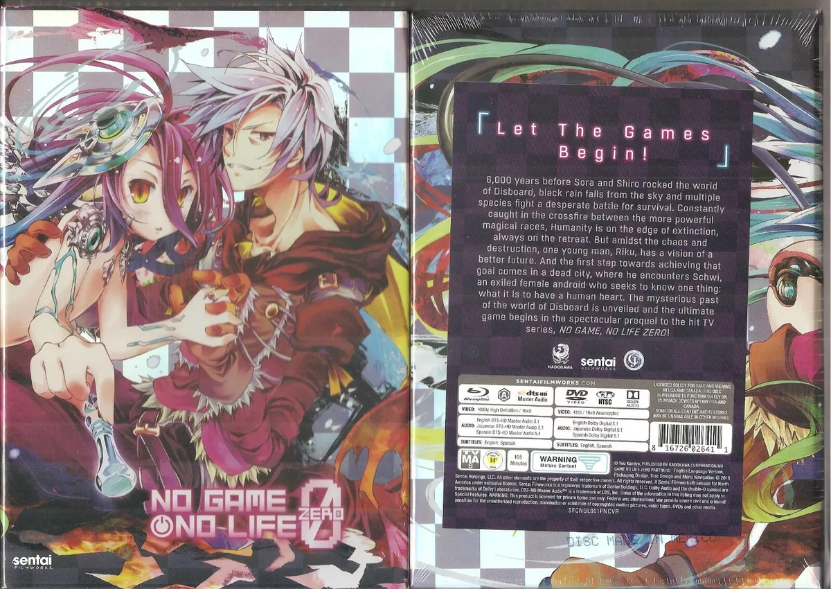 Japan Anime Movie No Game No Life Zero Blu-ray Box Limited Edition