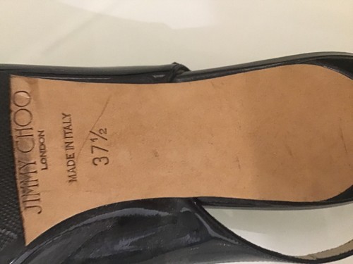 Jimmy choo sling back black patent pumps. Excellent Condition!! Looks new! - Picture 6 of 6