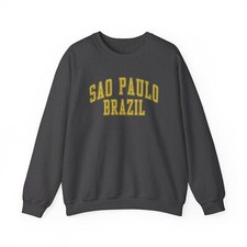 Sao Paulo Brazil Moving Away Vacation Trip Sweatshirt Gifts Crew Neck Shirt Men