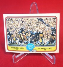 Super Bowl XIV 1981 Fleer NFL FOOTBALL CARD #70/88 EX