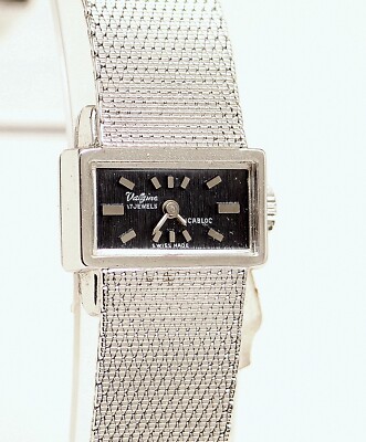 Damenuhr Valgine Handaufzug 17 Jewels Uncabloc Armbanduhr Swiss