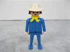 Playmobil Figure Western Cowboy w/ Hat - Vintage Style