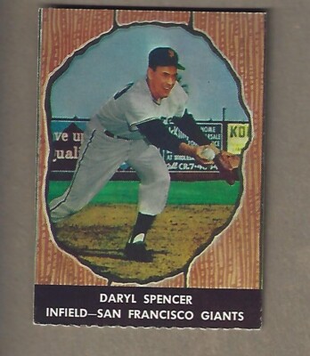 1958  HIRES ROOT  BEER   DARYL  SPENCER  #  51    NO  TAB  EX  MINT