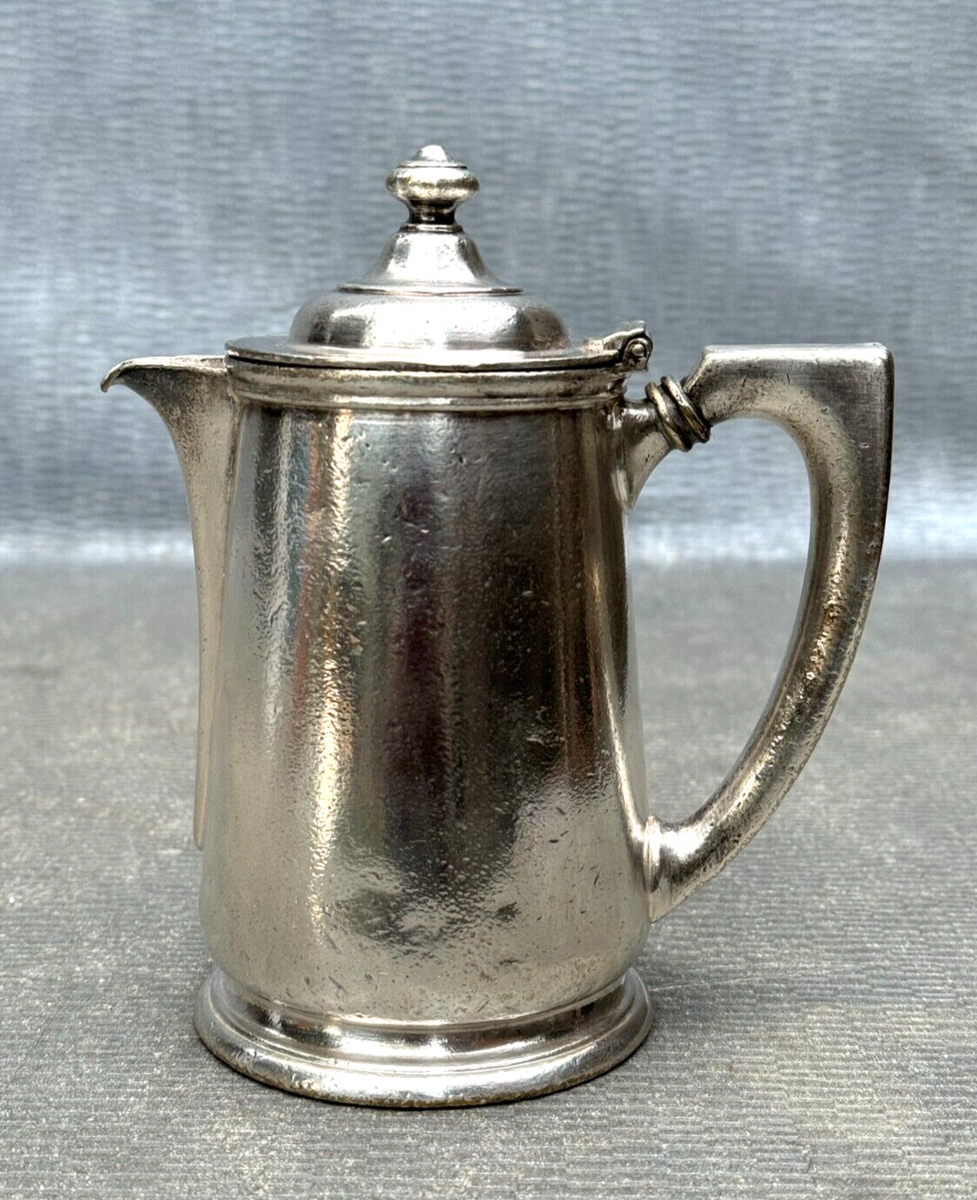 R. WALLACE ANTIQUE SILVER SOLDERED DRUG & CHEMICAL CLUB NEW YORK