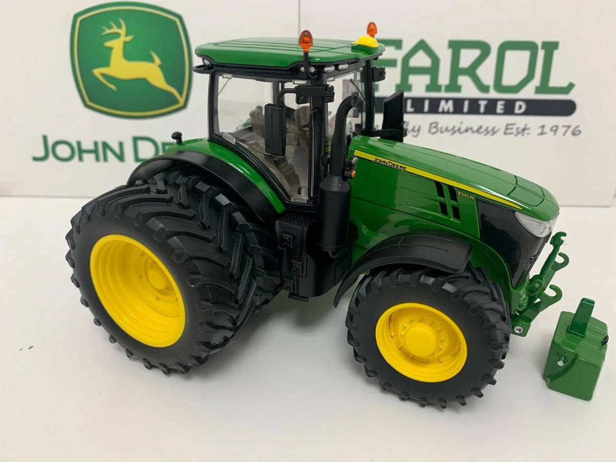 Wiking John Deere 7310R Tractor With Dual Wheels Model 1:32 Diecast Farm Replica