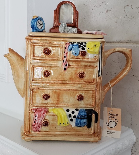 Swineside Ceramics Dresser Teapot Wensleydale England EUC eBay