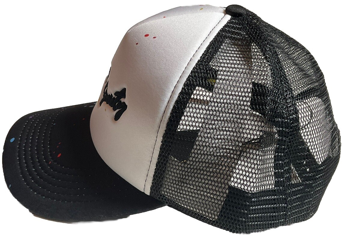 Privilege Society Paint Splash Trucker Snap Back Adjustable Mesh Back Hat