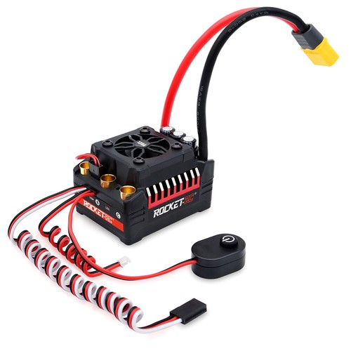 SURPASSHOBBY Rocket RC 130A ESC Brushless 160A ESC 4S for 1/7 1/8 RC Car Buggy - Picture 7 of 21