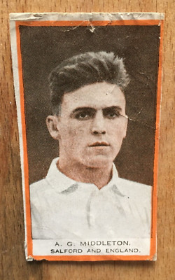 GODFREY PHILLIPS BDV SPORTPAKET 1932-1934 A.G. MIDDLETON SALFORD & ENGLAND