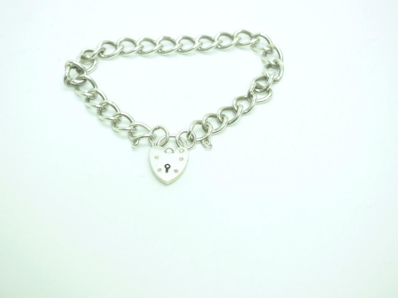 Solid Silver Chain - Solid Silver Chunky Bracelet… - image 3