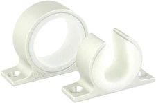 Lee's Single Rod Rack set satin aluminum finish fishing pole storage mount MC70