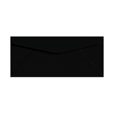  10 Business Envelopes, 4 1/8 x 9 1/2, Black, 24w 90gsm , 25 per Pack