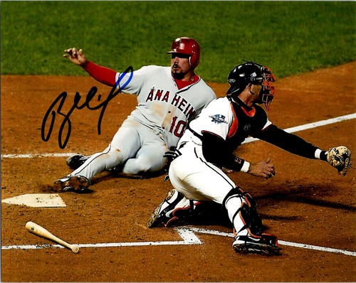 Benji Gil signed 8x10 Foto Texas Rangers Autogramm Bild California Angels