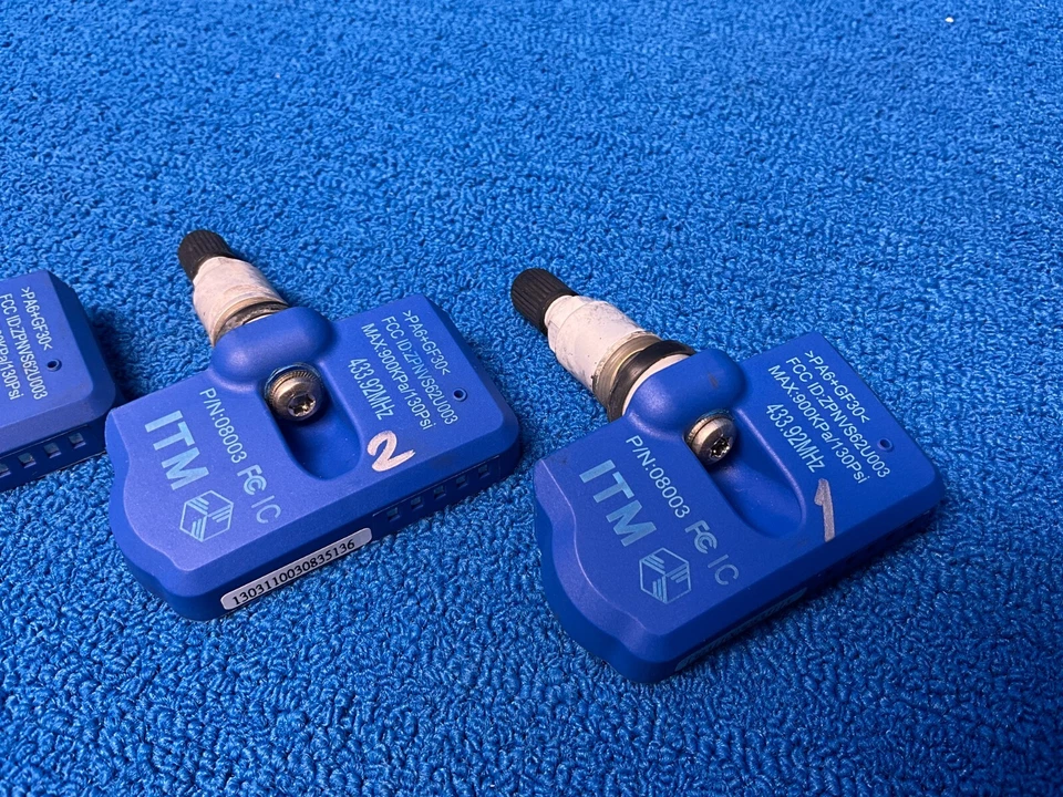 Juego de sensores de presión de neumáticos Bentley Continental GTC TPMS 2006-2010 OEM Foto 2 de 4