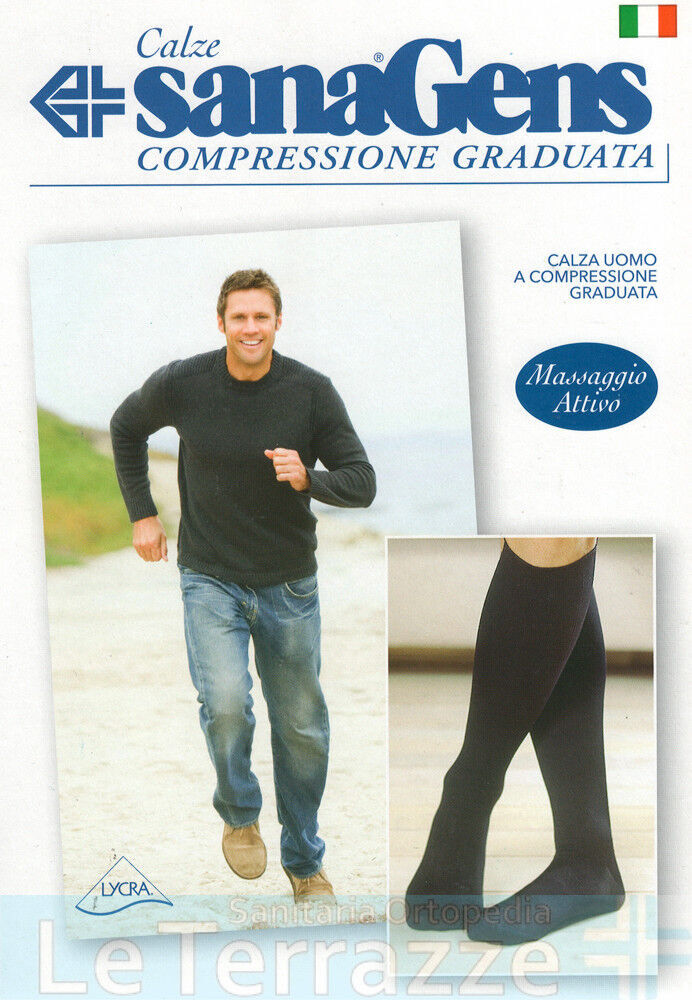 Sanagens Virginia 18 gambaletti compressione 18 mmHg calze UNISEX simil  boston