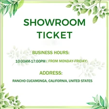 SHOWROOM TICKET of Visiting CALCA DTF Printer Demo DTF INK / FILM / POWDER