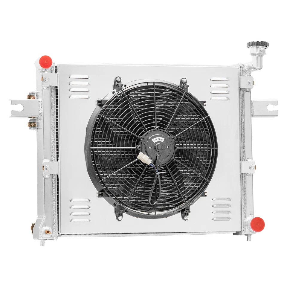 Relé de ventilador de cubierta de radiador de 3 filas para Jeep Commander Grand Cherokee 2009 05-10 3,7 L Foto 2 de 4