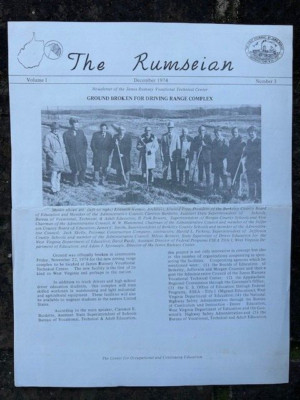 Original Rare December 1974 The Rumseian newsletter James Rumsey Vo-Tech WV